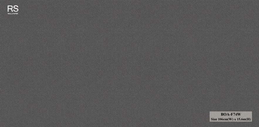 วอลเปเปอร์สีพื้นเทาเข้มอมดำ BOA-F74W