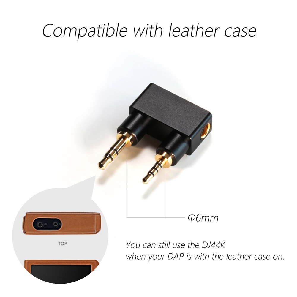ขาย DD DJ44K ตัวแปลงสัญญาณจาก 4.4mm Female เป็น 2.5mm Balanced สำหรับเครื่องเล่นเพลง Astell & Kern