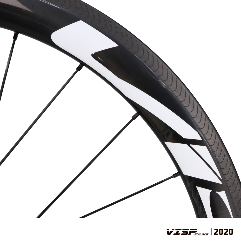 ล้อจักรยานเสือหมอบคาร์บอน VISP BASIC SERIES 2020 Rim 50/50 MM UD GLOSSY