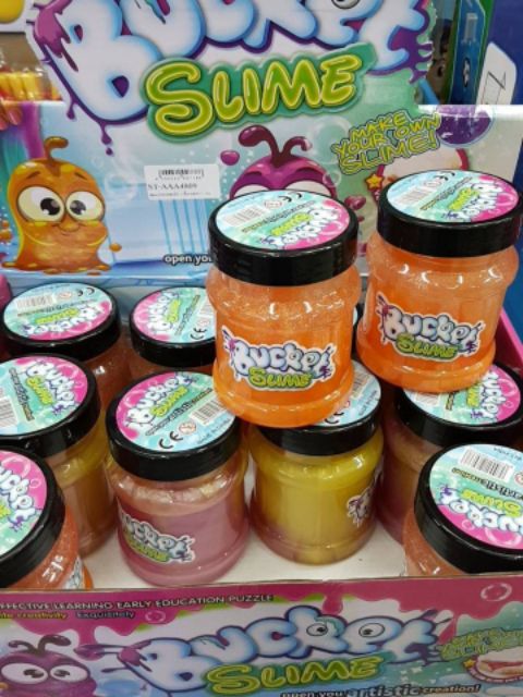 สไลม์สายรุ้ง สีมุก เป่าลูกโป่งได้ มีหลอดแถม