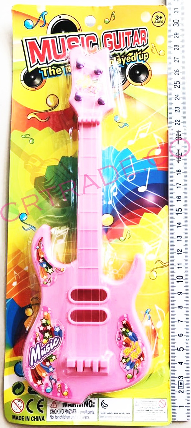 กีต้าร์ร็อค ลายสีหวานแผง 31 ซม.