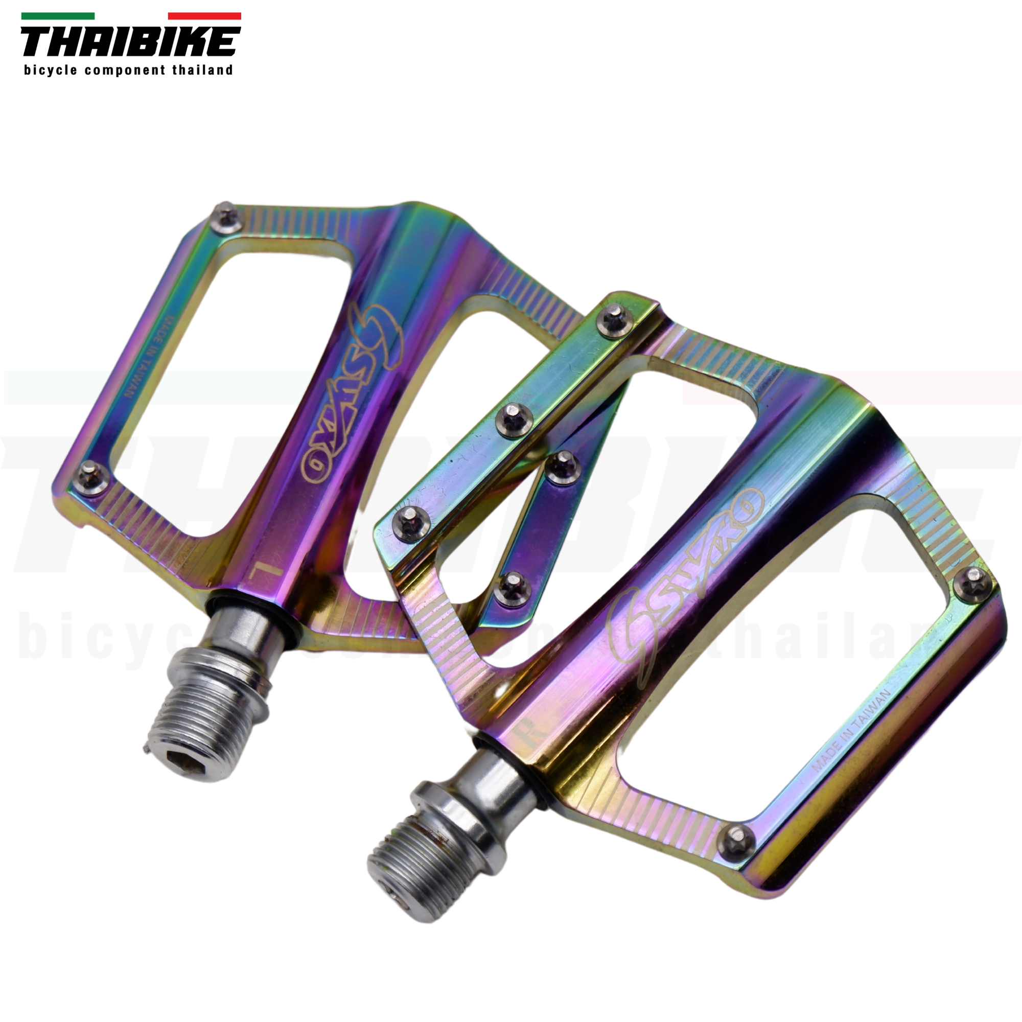 บันไดจักรยานสีรุ้ง SWTXO THAIBIKE อลูมิเนียม แบริ่ง