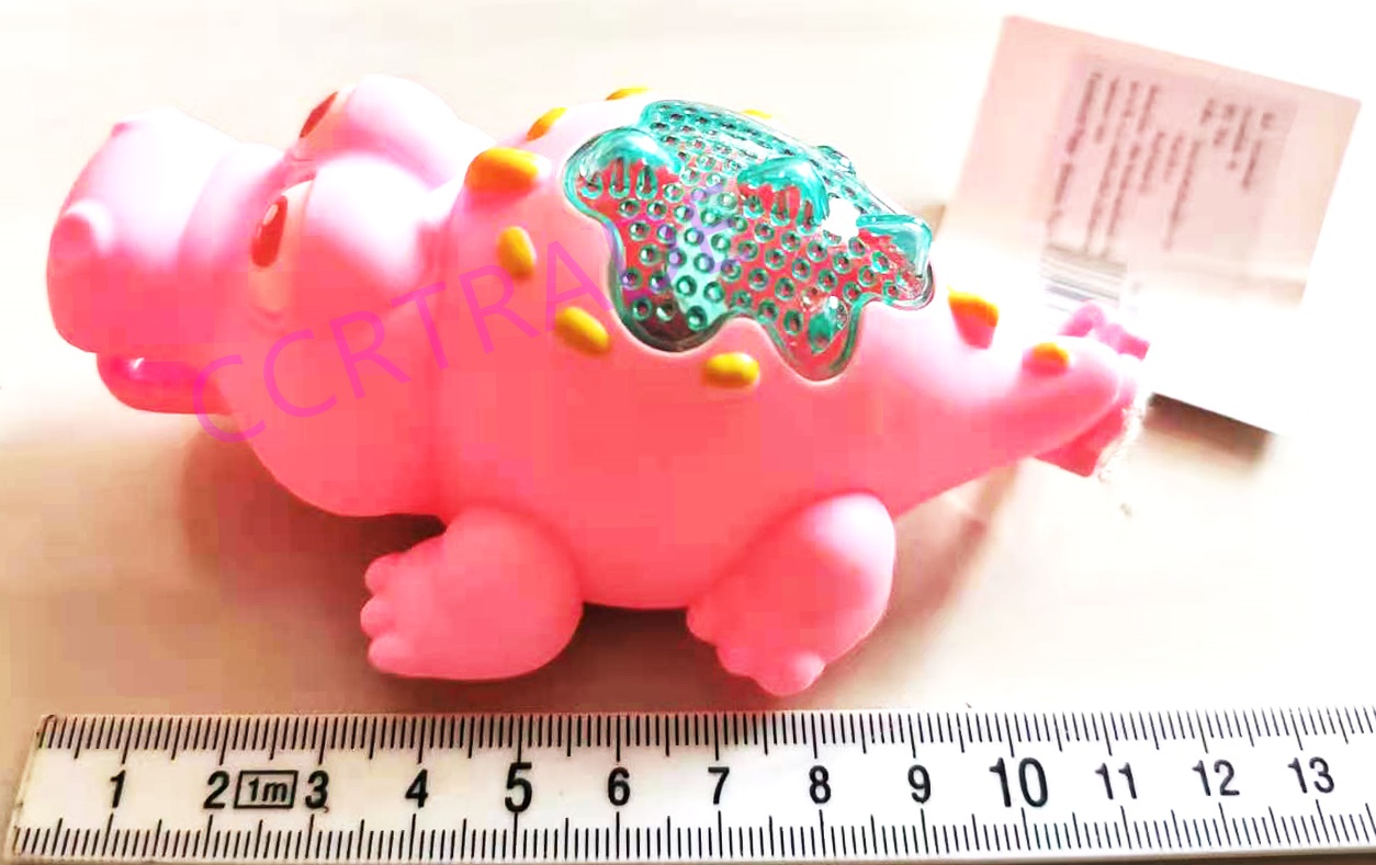 จระเข้สีหวานดึงสาย มีไฟถาด 7.5x11 ซม.(งานห้าง)