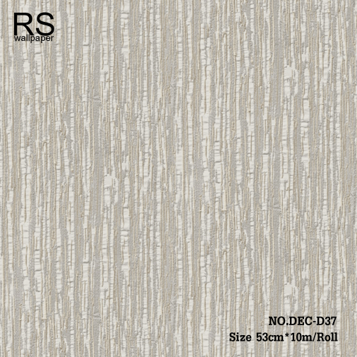 วอลเปเปอร์เทกเจอร์ผ้าไหมทอโทนสีเทา(เงิน) DEC-D37