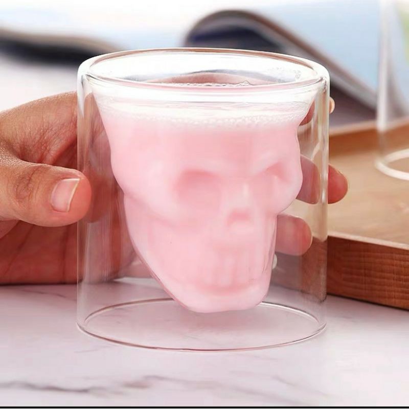 แก้วหัวกระโหลก doom แก้วชอตดูม shot glass