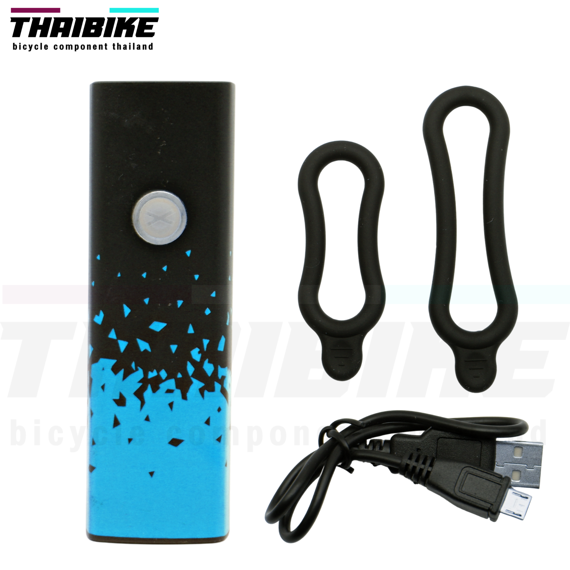ไฟหน้าจักรยานชาร์จ USB THAIBIKE LIGHT 800LM
