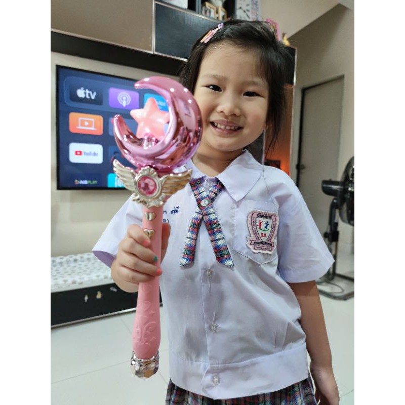 คฑาเซเลอร์มูน🌈 คฑาเจ้าหญิง รุ่นยาว สวยมาก‼️ พร้อมส่งจากกทม⭐