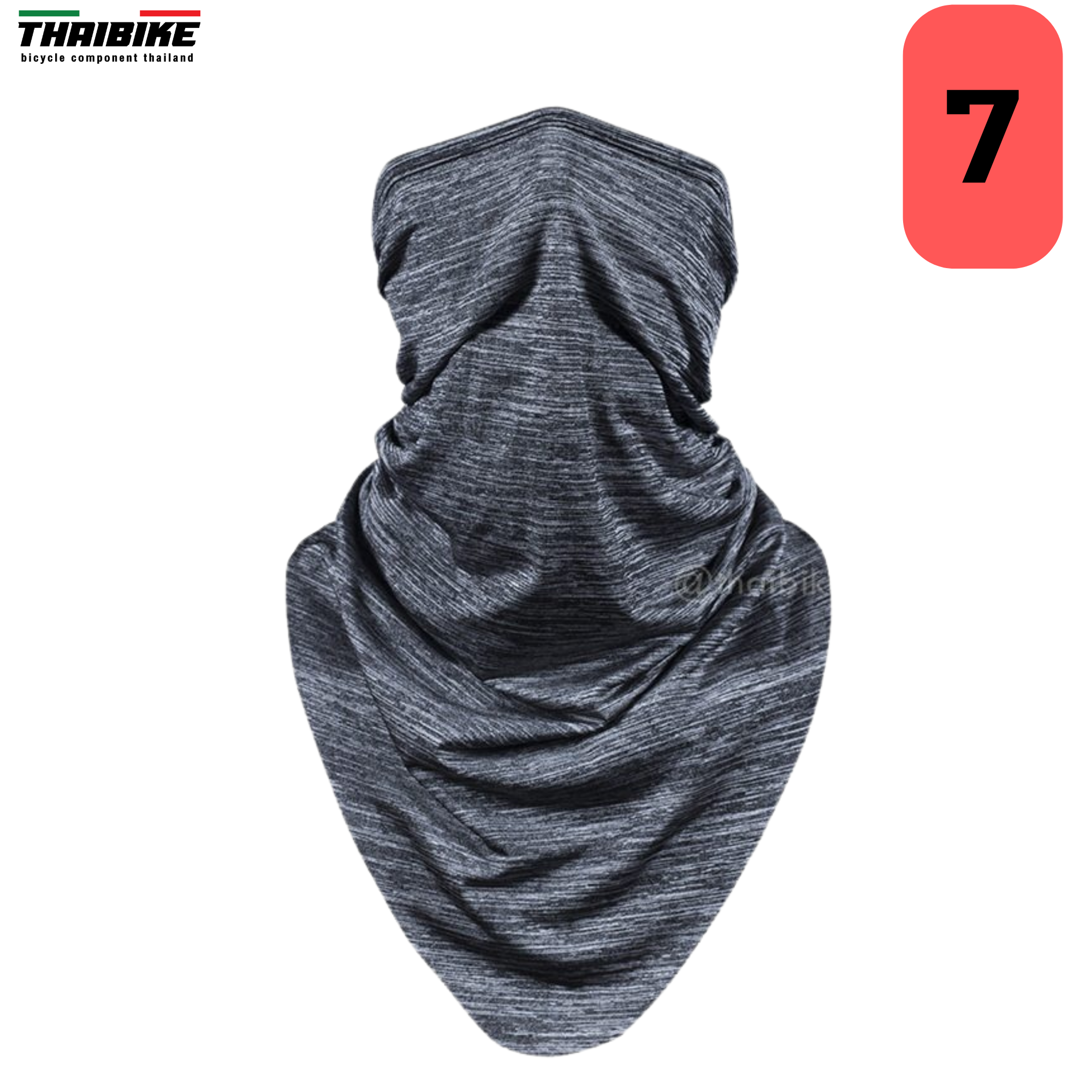 ผ้าบัฟ ปิดจมูก กันแดด กันฝุ่น กันลม กัน UV แบบสามเหลี่ยมผ้าลื่น งานดีมาก ปั่นจักรยาน ตกปลา เดินป่า