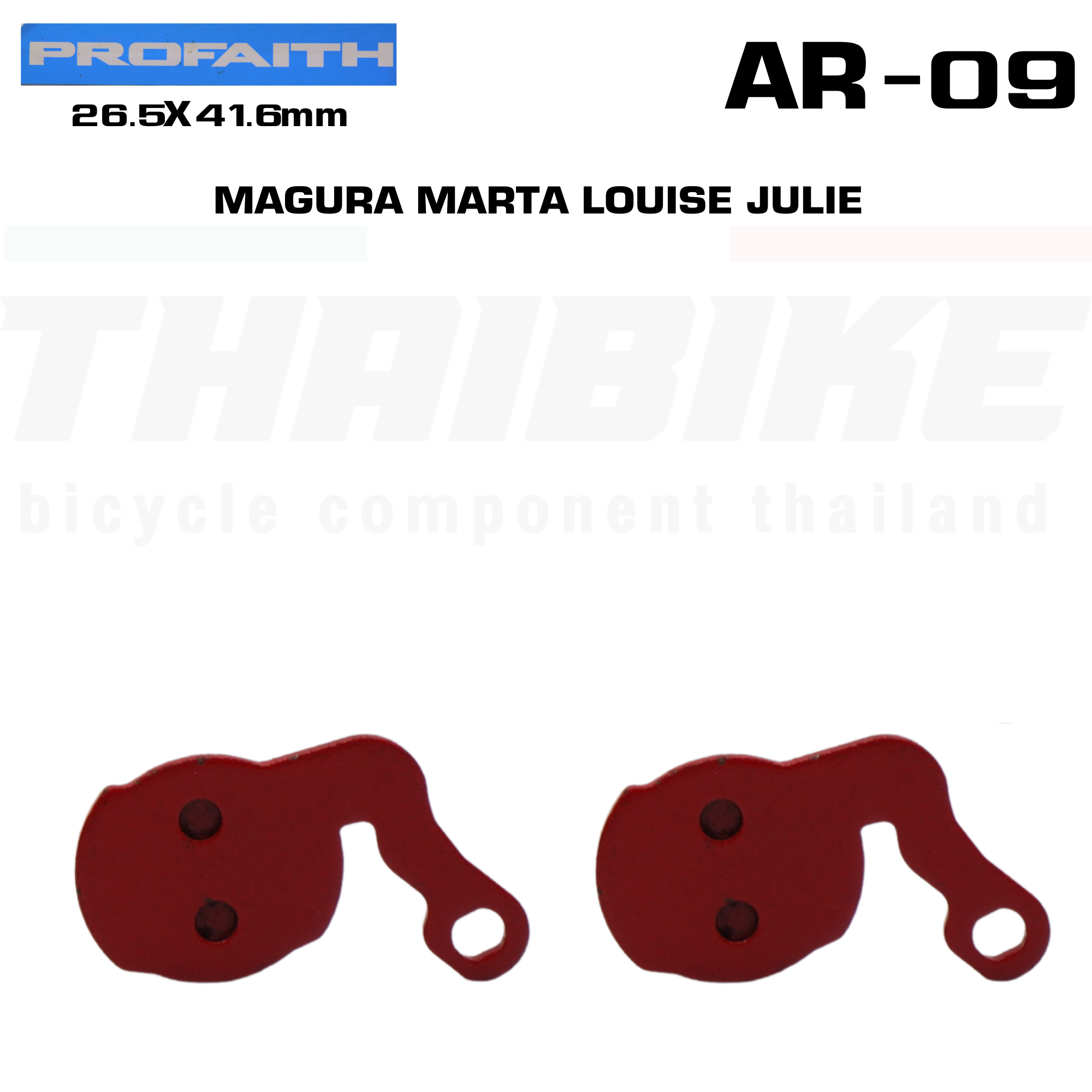 ผ้าเบรคจักรยาน ดิสก์ PROFAITH ceramic caliper pads SHIMANO ZOOM AVID SRAM