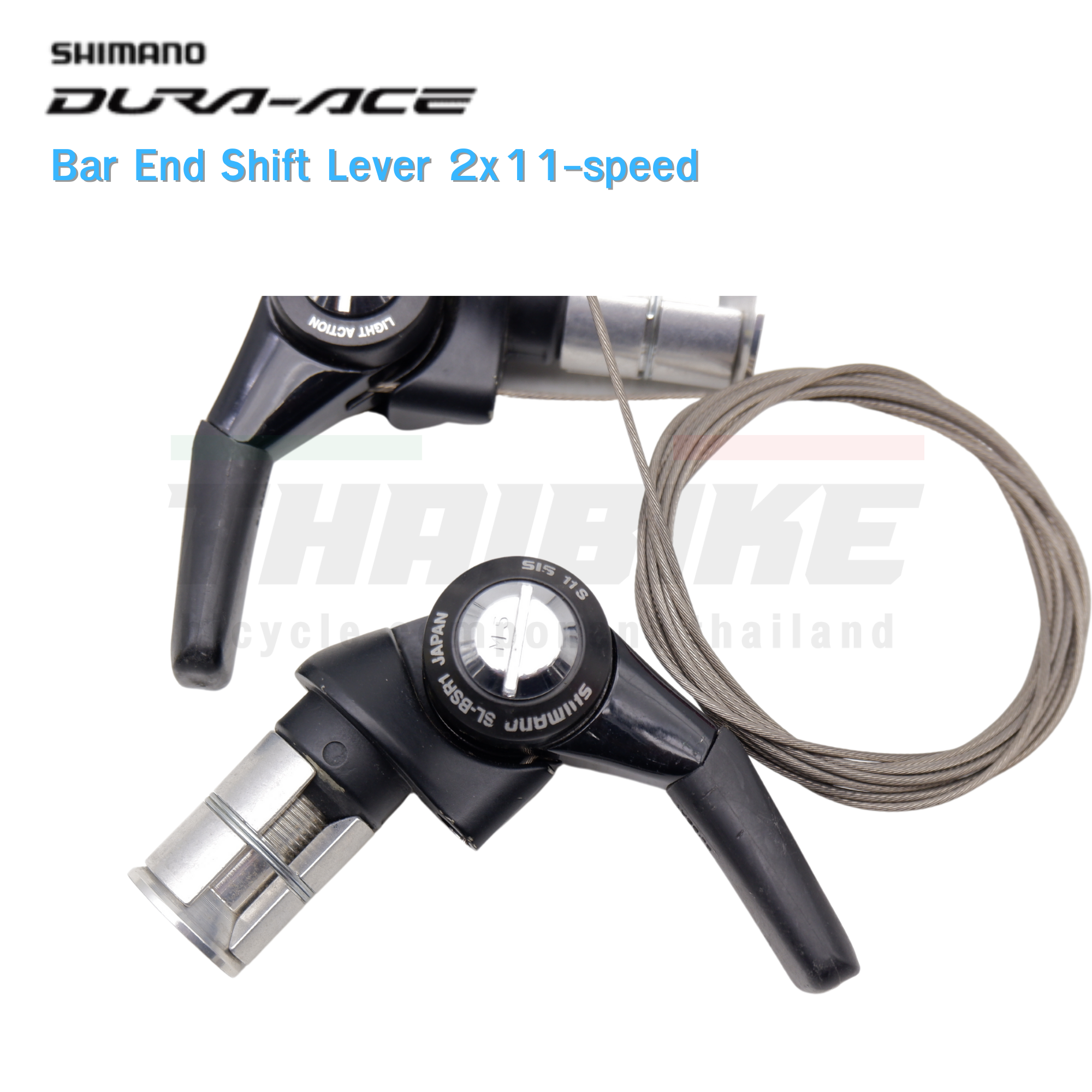 มือเกียร์จักรยานใส่ปลายแฮนด์ SHIMANO DURA-ACE สำหรับใส่ BAR END, SLBSR1, 2/3X11-SPD