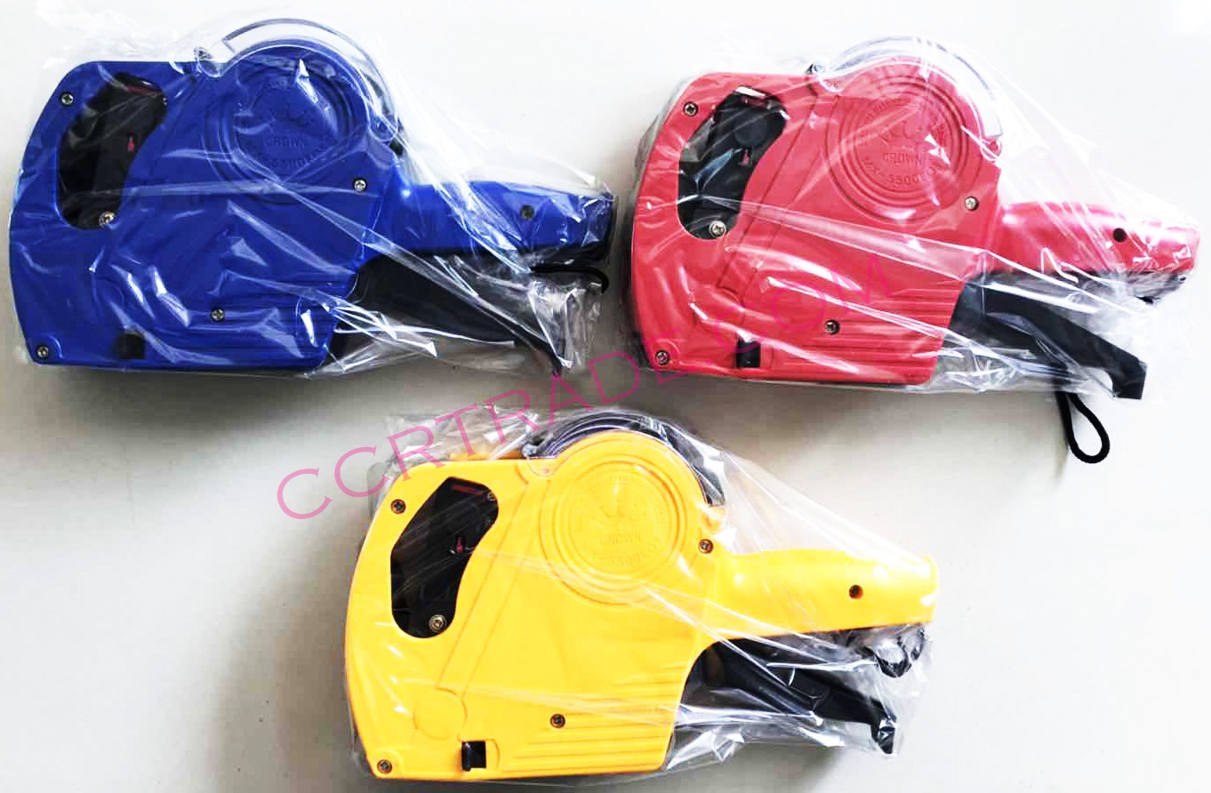 เครื่องตีราคาสีสดจัมโบ้ มีฝาปิด 22.5 ซม.(1x3)