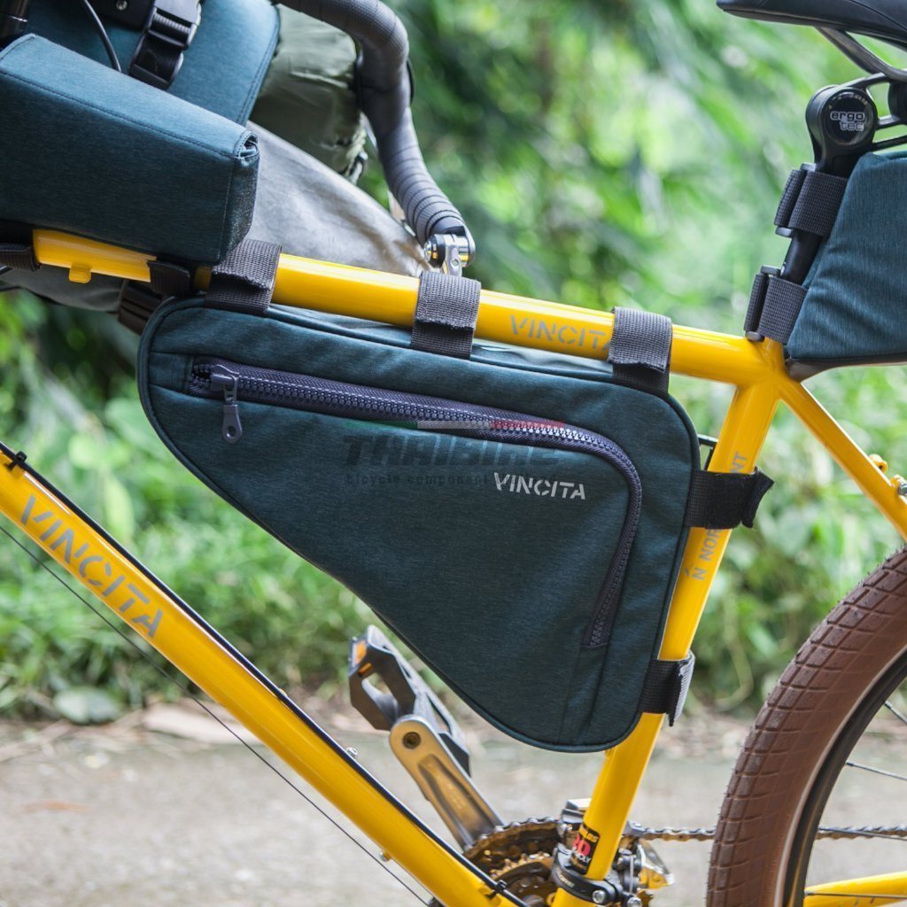 Vincita กระเป๋าสามเหลี่ยม ติดเฟรมจักรยาน รุ่น STRADA BIKEPACKING FRAME BAG วินสิตา B025BP