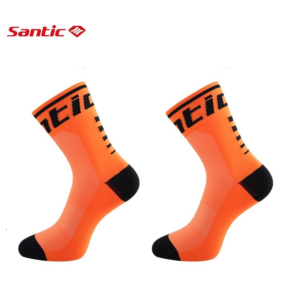 ถุงเท้าปั่นจักรยาน ออกกำลังกาย SANTIC