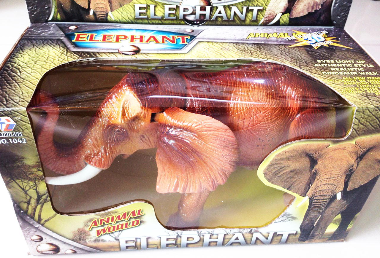 ช้างป่าใหญ่ มีเสียง มีไฟ ขนาด 12 นิ้ว(1x3)