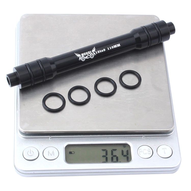 ตัวแปลงแกน 15 เป็น 9 ยาว 100/110มม. แปลงแกนล้อจักรยาน 15เป็น9