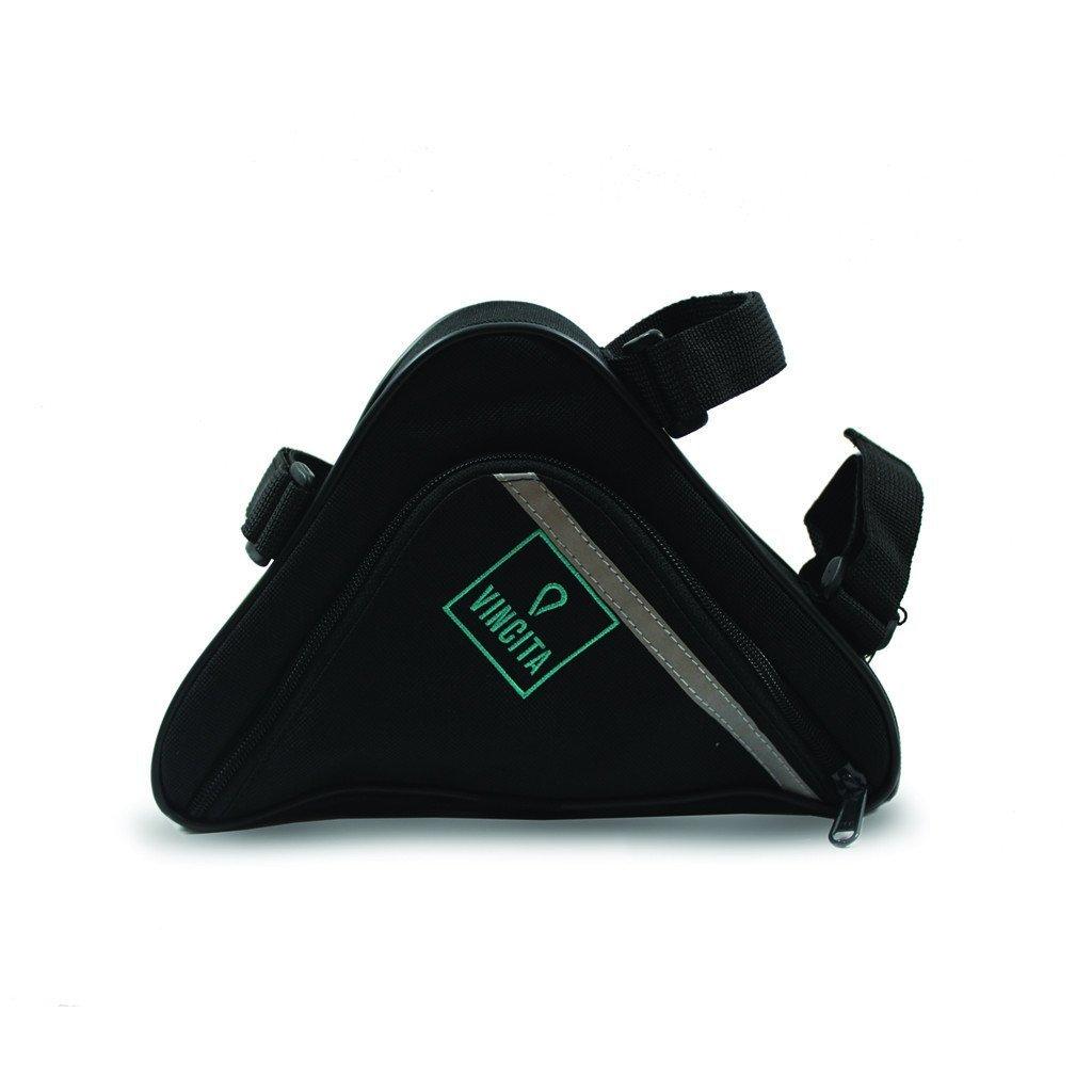 VINCITA B021 กระเป๋าใต้เฟรมสามเหลี่ยม Black