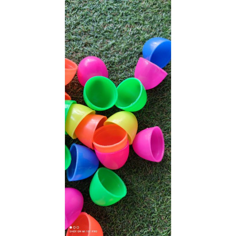 ไ่ข่ทอง ไข่เงินขนาดเท่าไข่ไก่ ไข่จับฉลาก พร้อมส่ง ไข่หลากสี