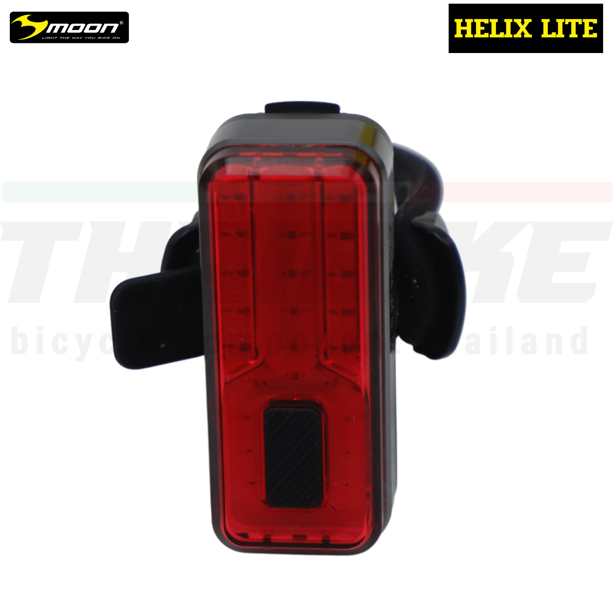 ไฟท้ายจักรยานเสือหมอบ เสือภูเขา MOON HELIX LITE 100LM HELIX SENSE 300LM