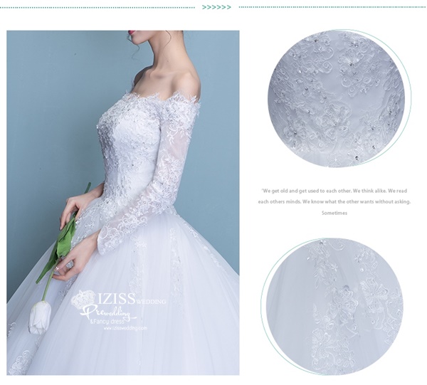 BR305 **พรีออเดอร์**ชุดแต่งงาน&ชุดเจ้าสาวแบบยาวสีขาวเกรดพรีเมี่ยม หรูหราน่ารัก สวยโดดเด่นไม่ซ้ำใคร