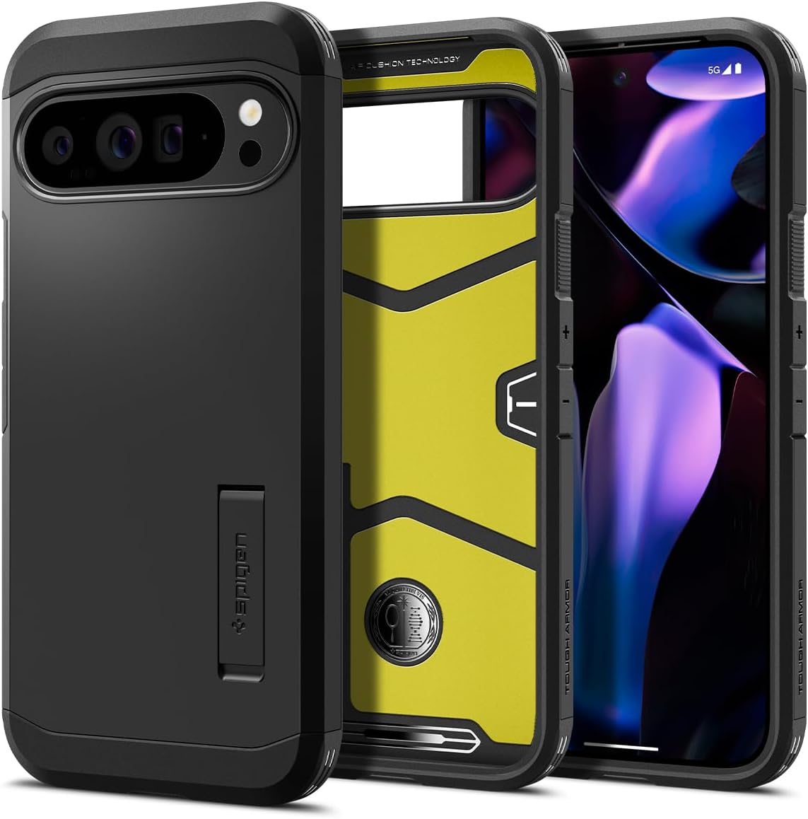 Spigen Tough Armor Designed for Pixel 9 Pro XL Case - Black