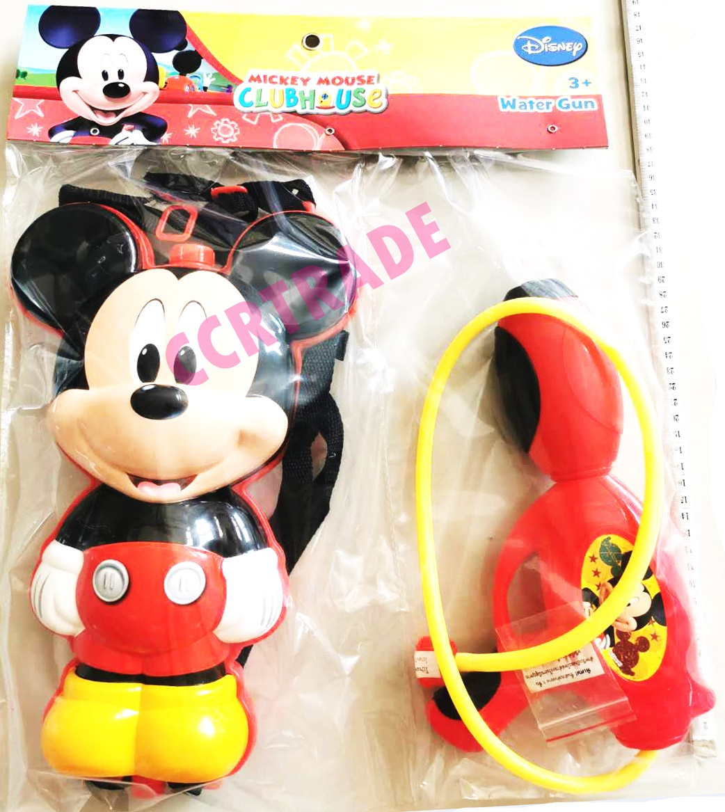 เป้ฉีดน้ำมิกกี้เม้าส์จัมโบ้+ปืนปั้มลม 39x51 ซม.(ลิขสิทธิ์แท้)(1x2)