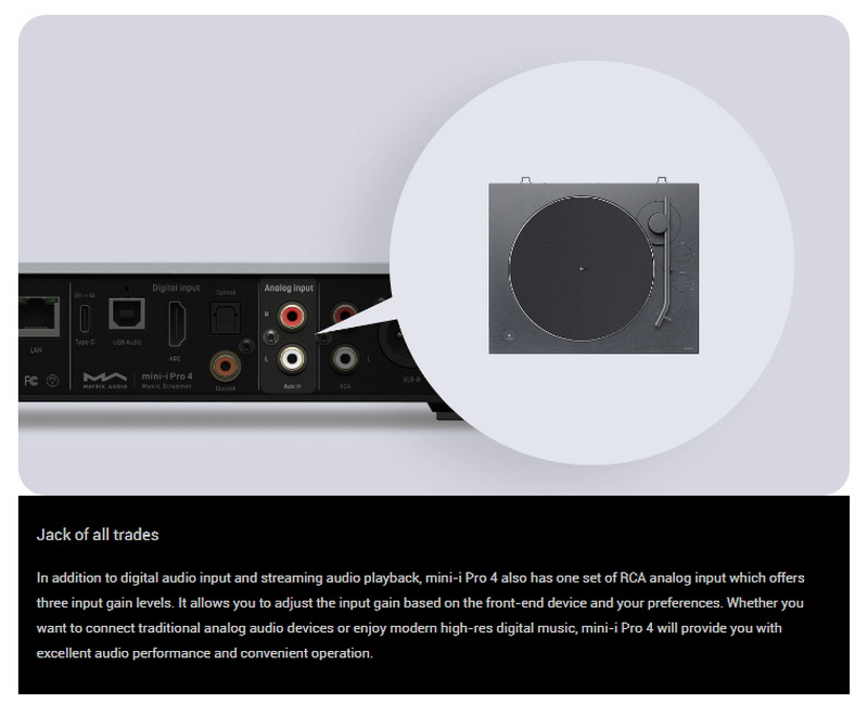 Matrix Audio Mini-i Pro 4 Music Streamer เครื่องเล่นเพลงเครือข่ายตั้งโต๊ะ รองรับ MQA ประกันศูนย์ไทย