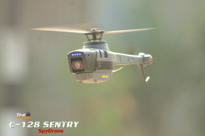 C-128 Sentry SpyDrone 1080P กล้อง Wifi FPV 6แกน
