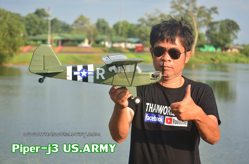 Piper J-3 ARMY 680MM. 6Gyro