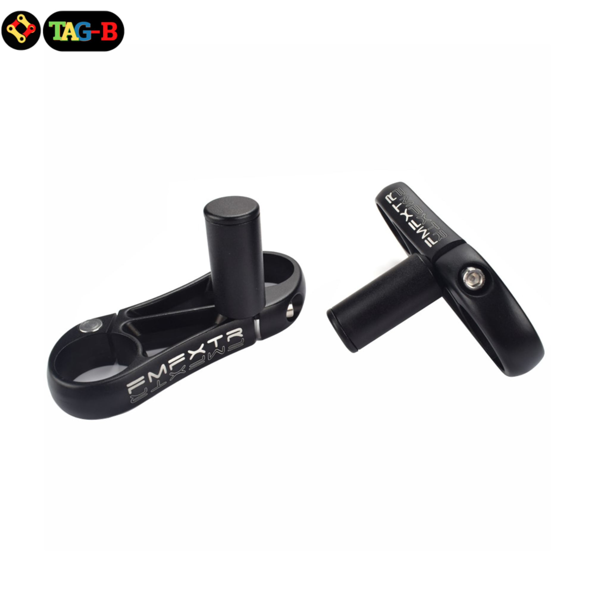 สเต็มจักรยานปรับระดับ 360 องศา ยี่ห้อ FMFอลูมิเนียม 31.8 รุ่นมีที่ยึดไฟ