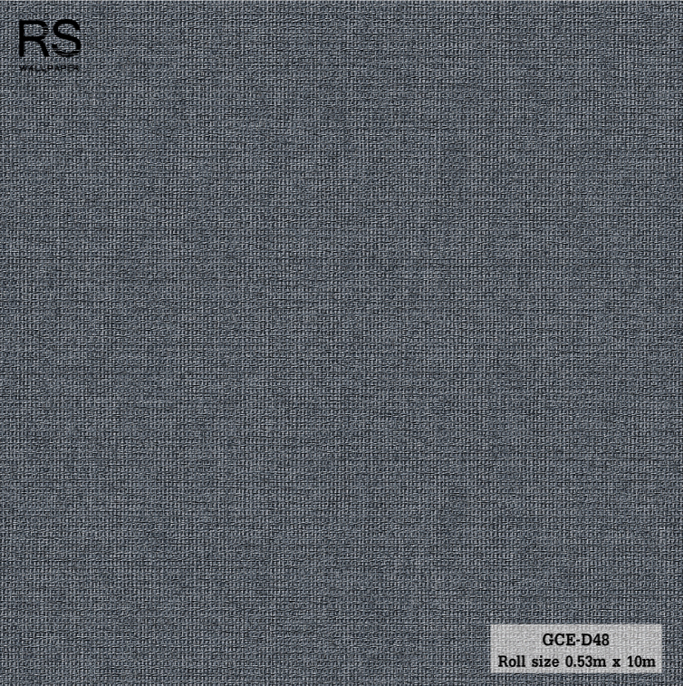 วอลเปเปอร์ ลายกระสอบผ้า สีน้ำเงินปนดำ GCE-D48