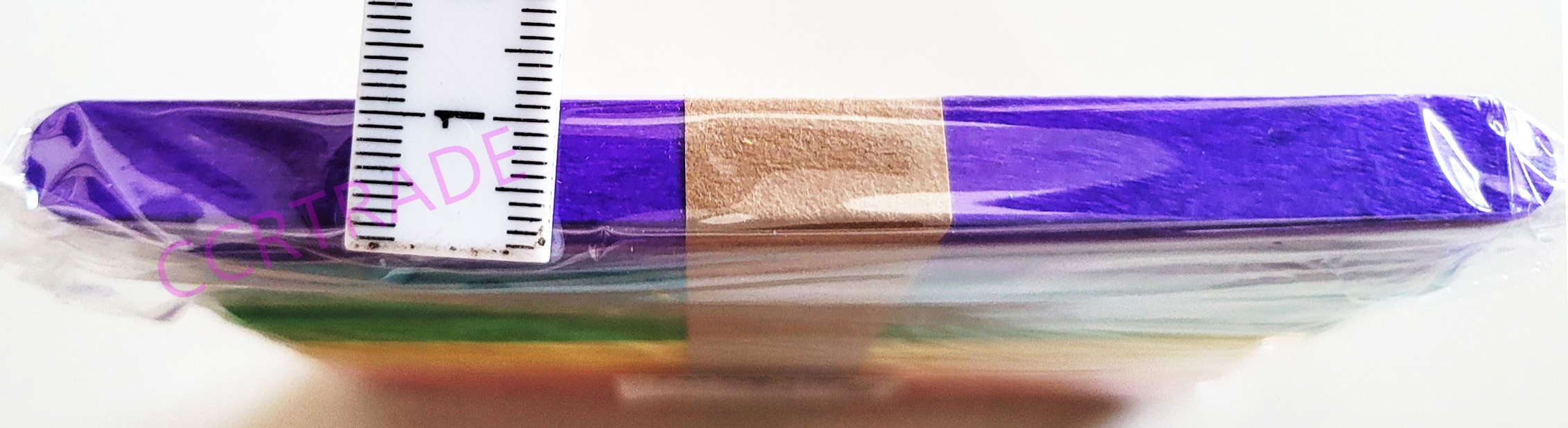 ไม้ไอติมสีสด 100 ชิ้น (10 มิล) ถุง 27.5 ซม.