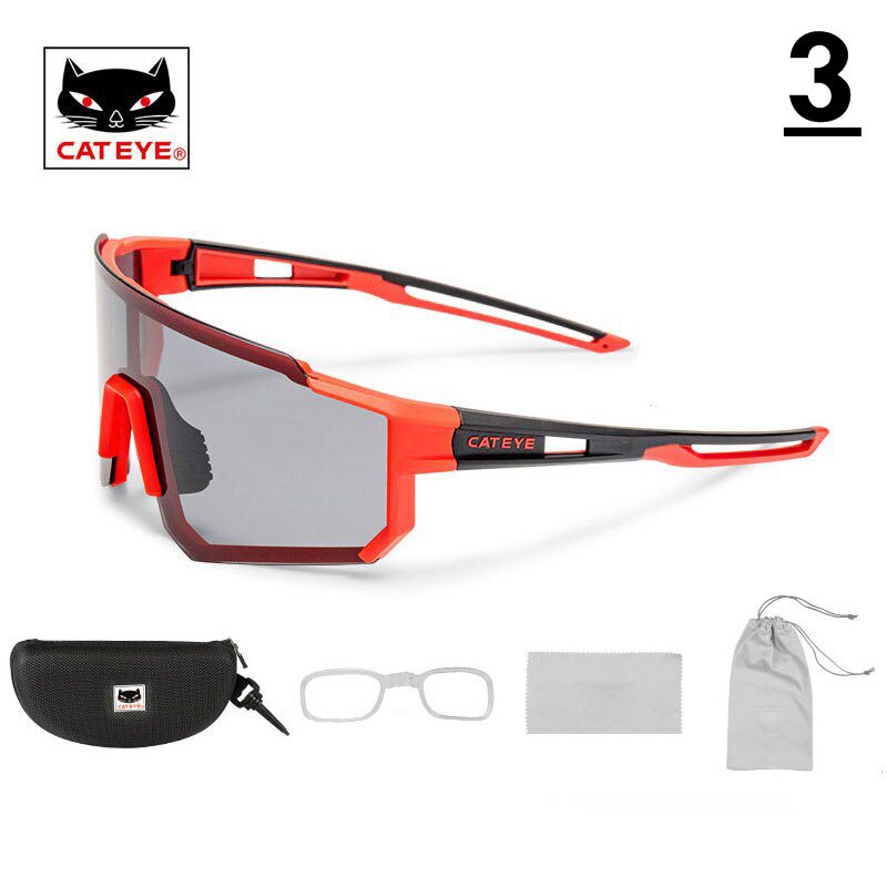 งานแท้ แว่นตาปั่นจักรยาน CATEYE Polarized Sports Sunglasses UV400 Model 2: Polarized UV400