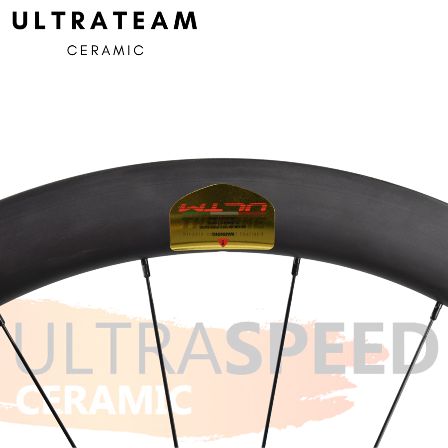 ล้อจักรยานเสือหมอบคาร์บอนเซรามิค Ultrateam ultraspeed (ceramic) 50/50 60/60 60/88