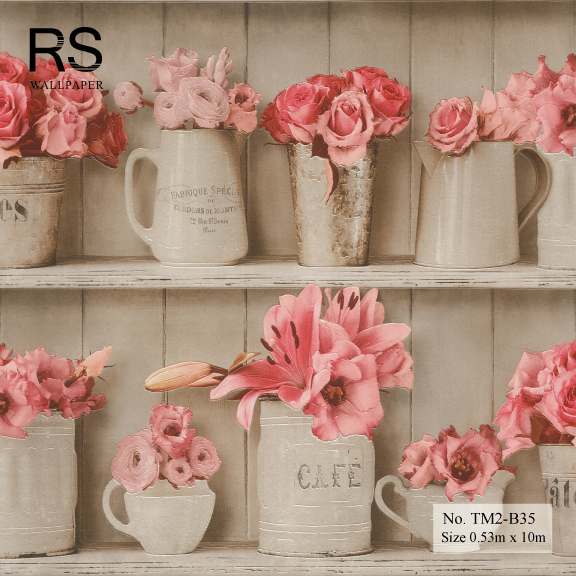 วอลเปเปอร์ลายร้านกาแฟ No.TM2-B35