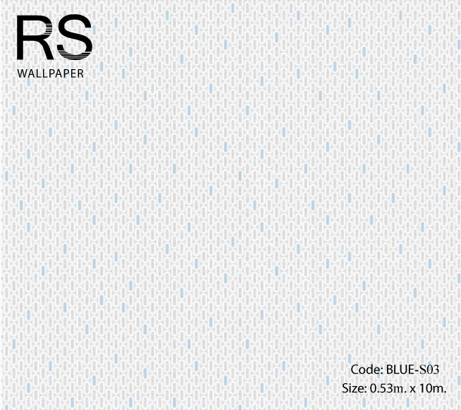 วอลเปเปอร์ลายโมเดิร์น BLUE-S03