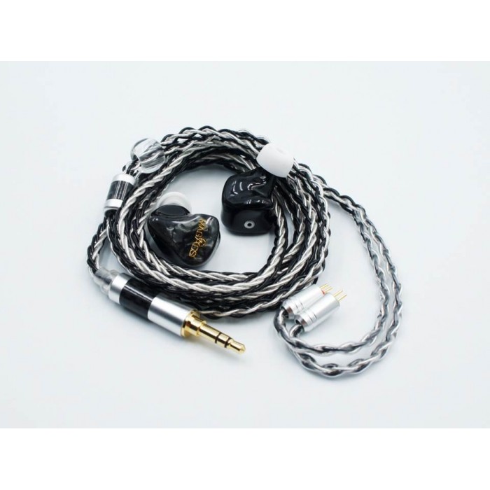 ขาย Magaosi V3 หูฟัง Hybrid 3ไดร์เวอร์ (2BA+1DD) ระดับ Audiophile ขั้ว 2 พิน0.78 ถอดสายได้