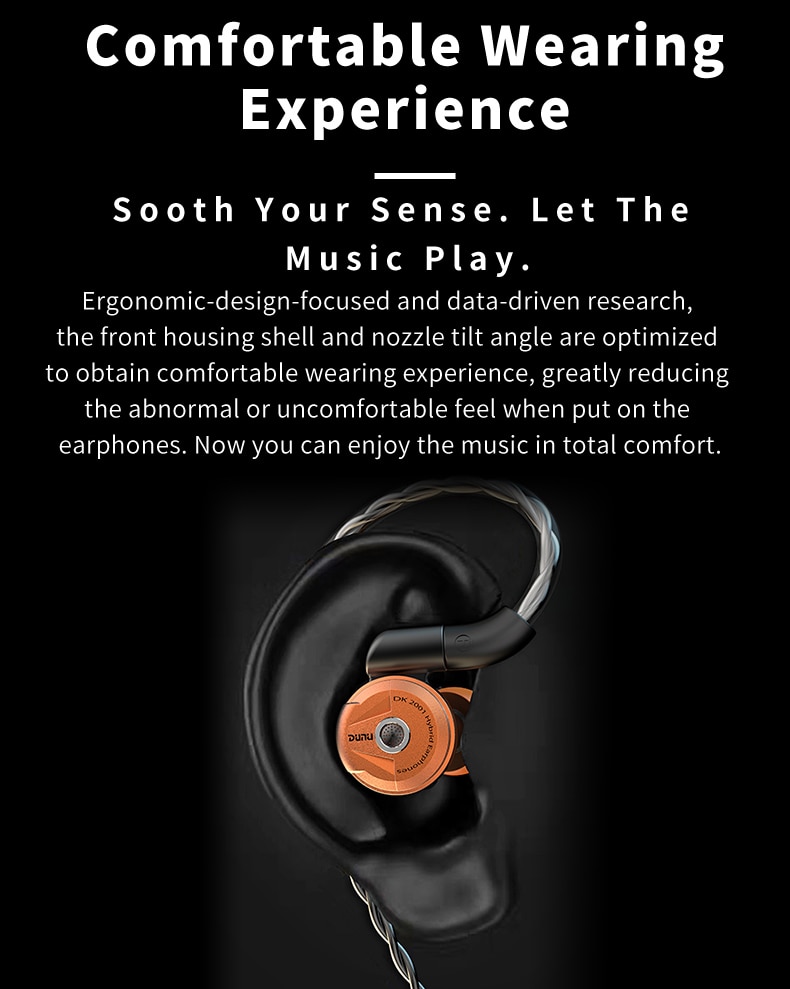 (สินค้ามีตำหนิ) DUNU DK-2001 หูฟัง 4 ไดรเวอร์ (3BA+1DD) รองรับ Hi-Res