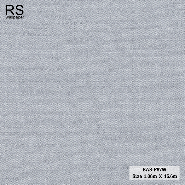 วอลเปเปอร์ ลายผ้าสีเทาอมน้ำเงิน BAS-F67W
