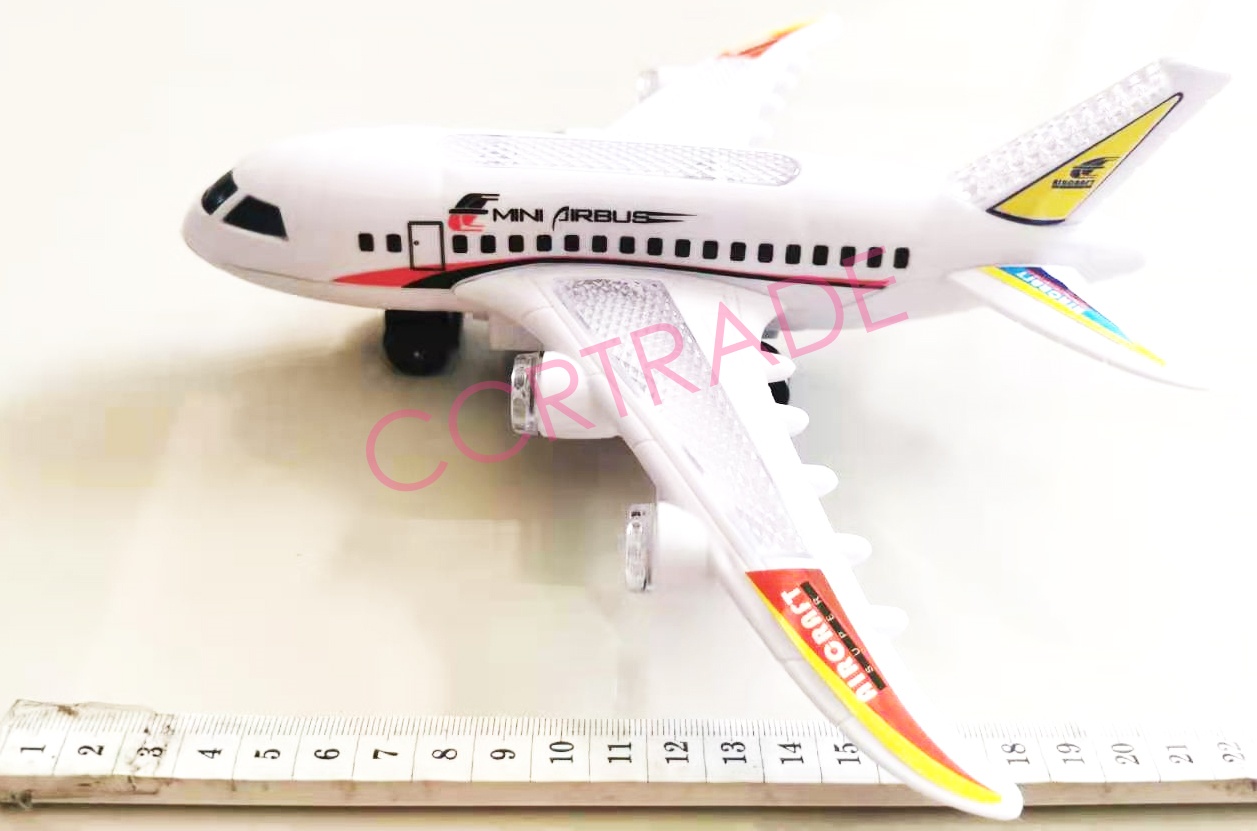 เครื่องบินชนถอย มีเสียง มีไฟกล่อง 25.5x26 ซม.(1x3)