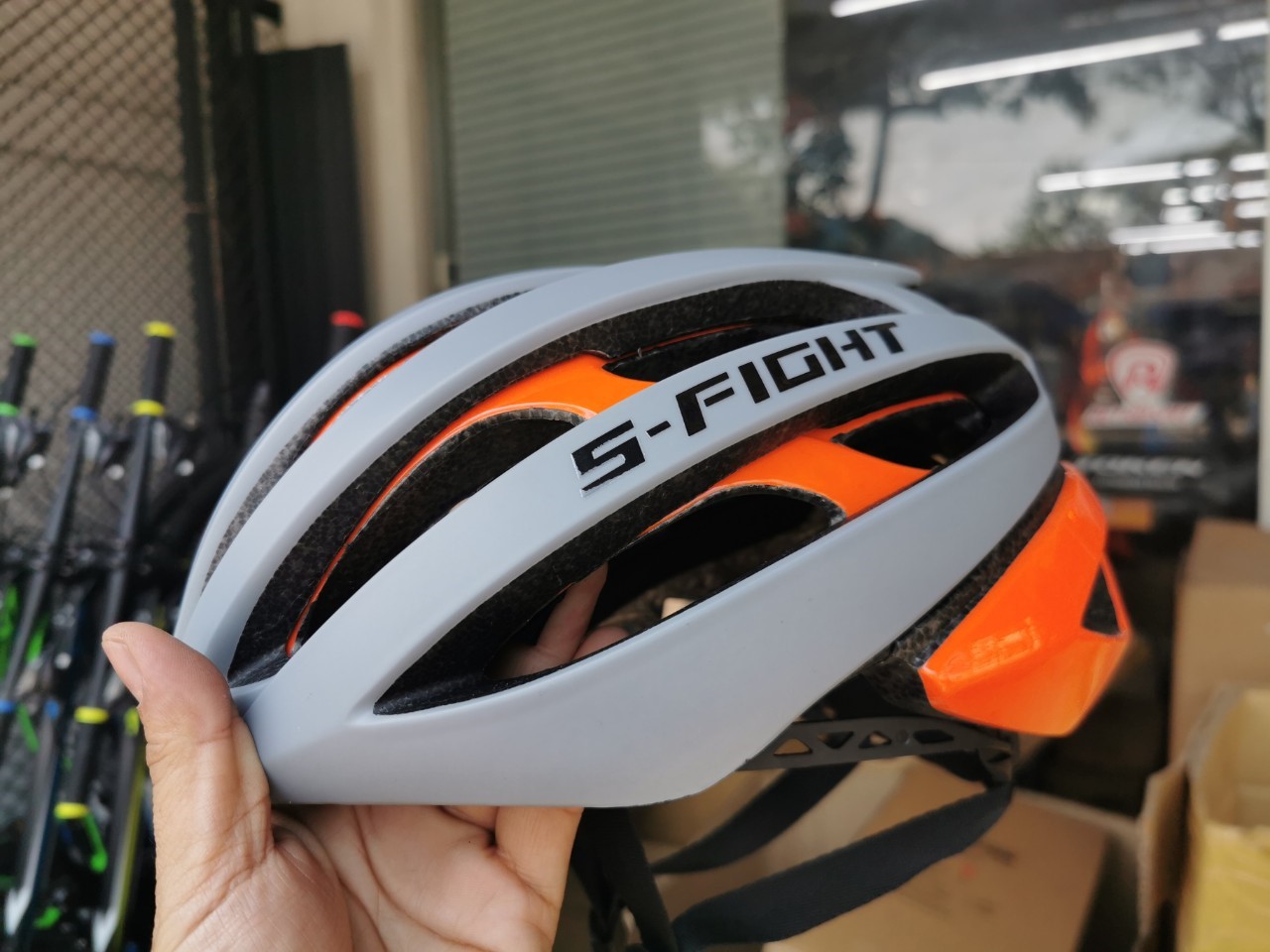 หมวกกันน็อคจักรยาน S-Fight รุ่น GH-15 หมวก 2 ชั้น เพิ่มความสวยงาม และทนทาน