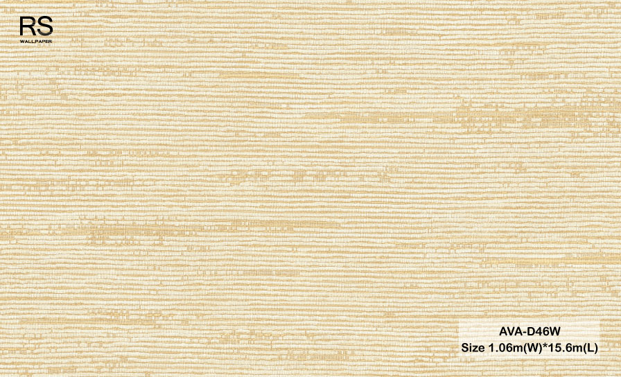 วอลเปเปอร์ลายเส้นขวาง สีครีมอมทอง AVA-D46W