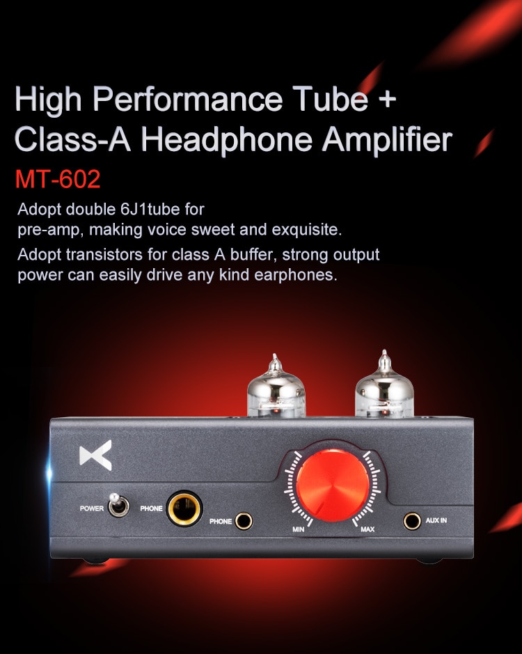 ขาย xDuoo MT-602 แอมป์หลอดแก้วคลาส A แบบตั้งโต๊ะ กำลังขับสูง ประกันศูนย์ไทย