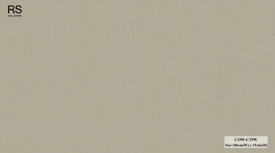 วอลเปเปอร์ลายผ้า สีพื้นเทา COW-C19W