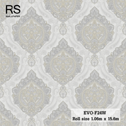 วอลเปเปอร์ ลายหลุยคลาสสิค EVO-F24W