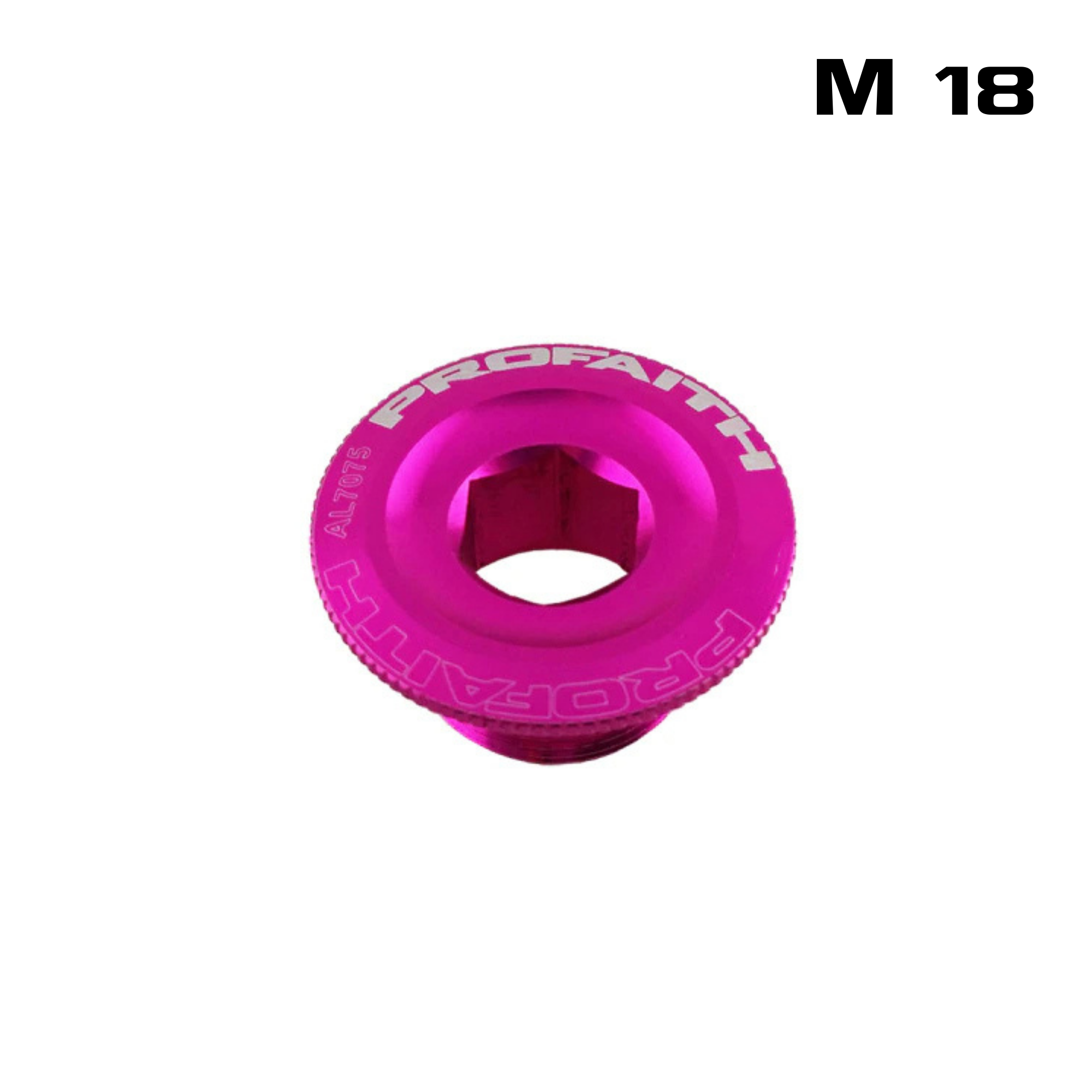 น็อตปิดขาจานจักรยาน PROFAITH M20 M18 Aluminum Alloy