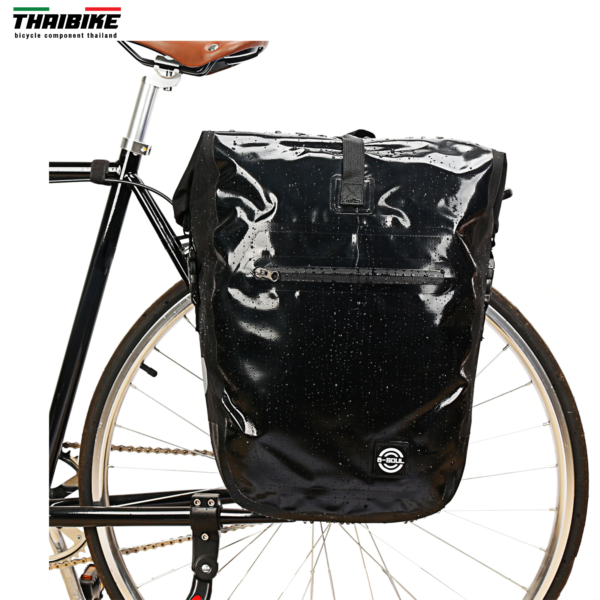 กระเป๋าข้างจักรยานทัวร์ริ่ง B-SOUL แบบกันน้ำ ราคาต่อ 1 ใบ