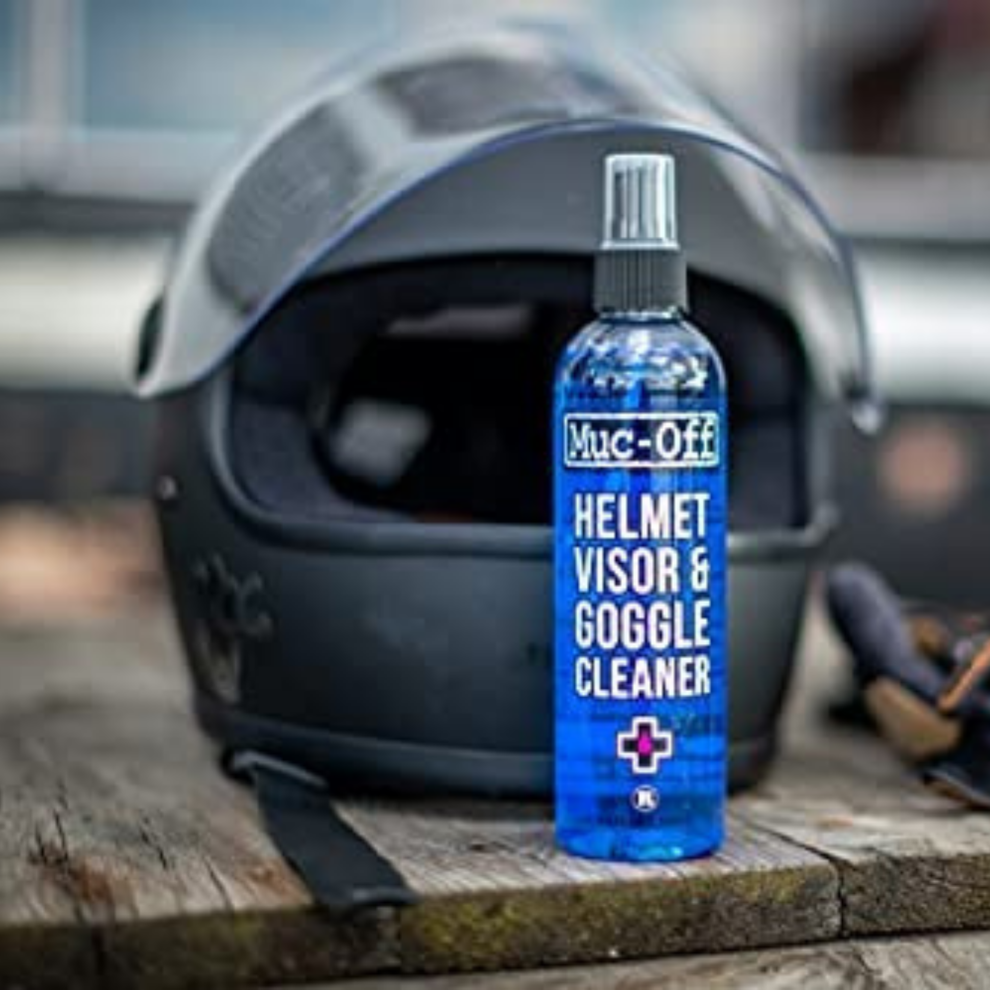 น้ำยาทำความสะอาดเลนส์แว่นตา กระจกหมวกกันน็อค Muc-off Visor Cleaner