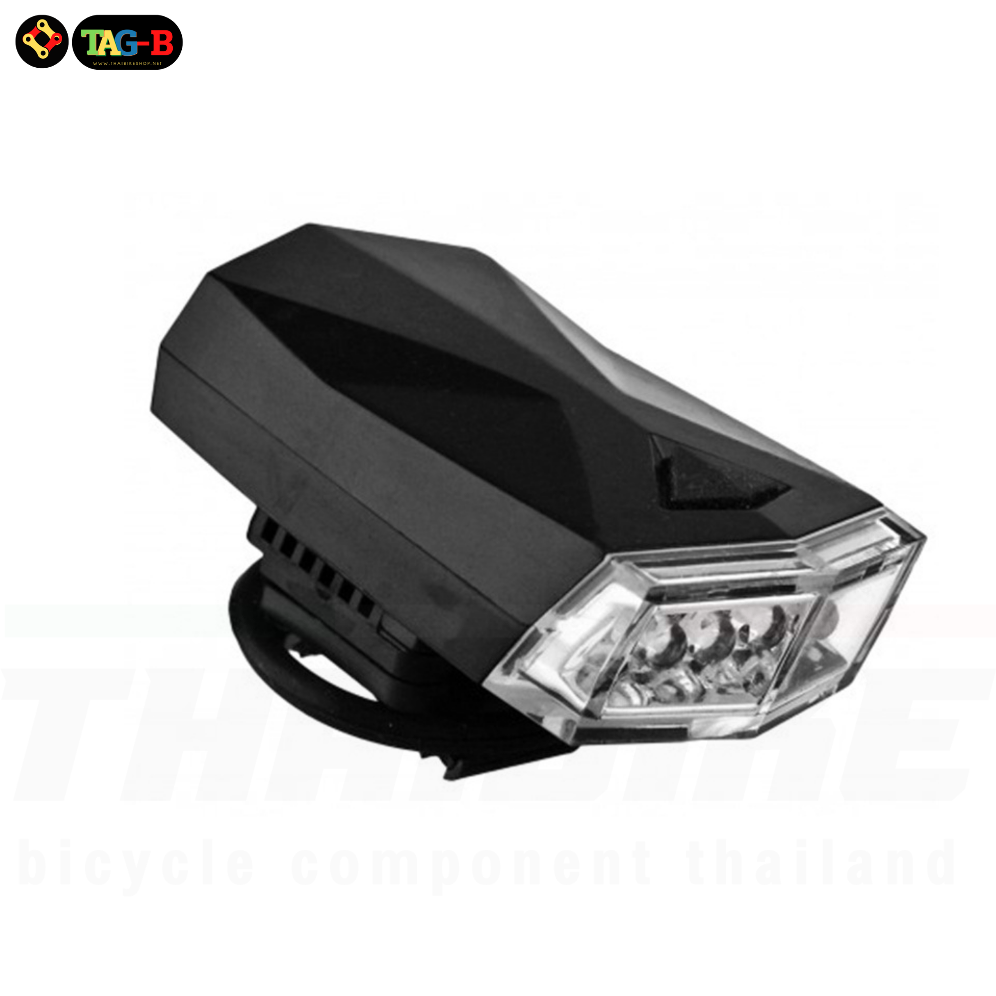 ไฟหน้าจักรยานแบบสายรัดติดเสือหมอบ เสือภูเขา JY-585 (ใส่ถ่าน)