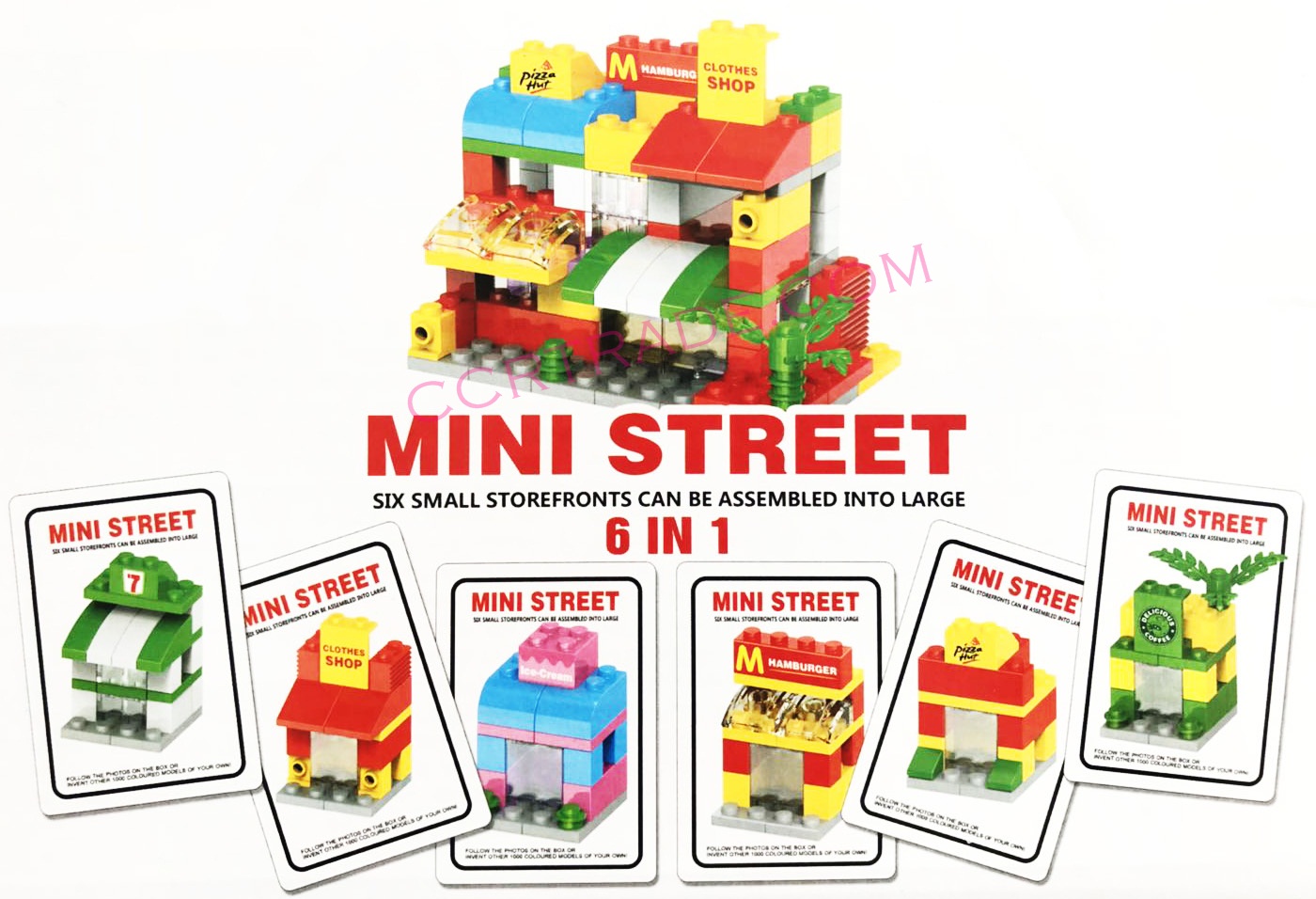 ไข่เลโก้สีหวาน ร้านฟาสฟู๊ดกล่อง 26.5 ซม.