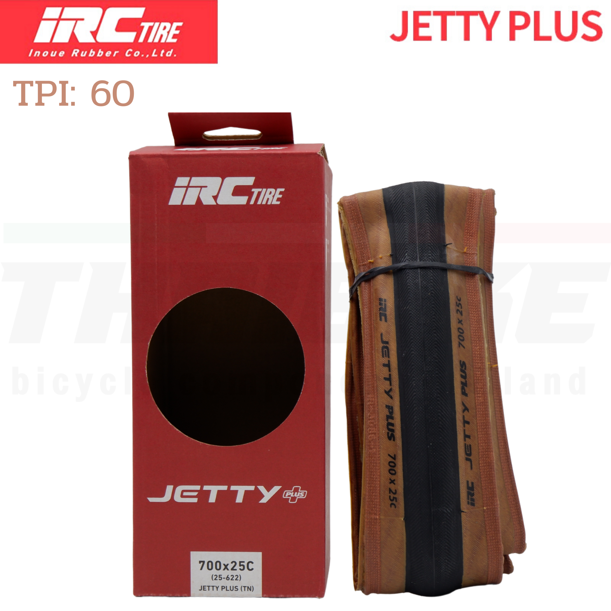 ยางนอกจักรยานเสือหมอบ IRC JETTY PLUS 700X25 700X28